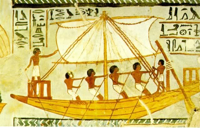Парусники мира. Лодки Древнего Египта